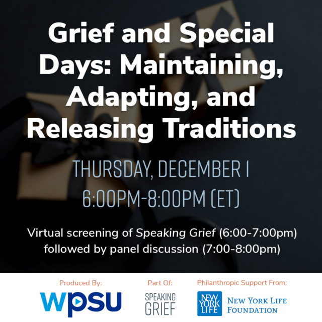 Speaking Grief Webinars